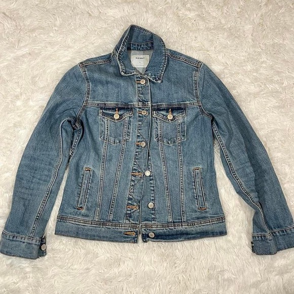 Old Navy Womens Denim Jacket Size S Jean Jacket Classic Casual - Picture 1 of 7